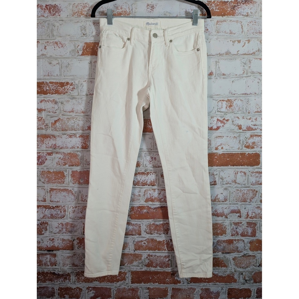 Madewell Skinny Jeans Womens Size 24 White Denim Pants Casual Stretch